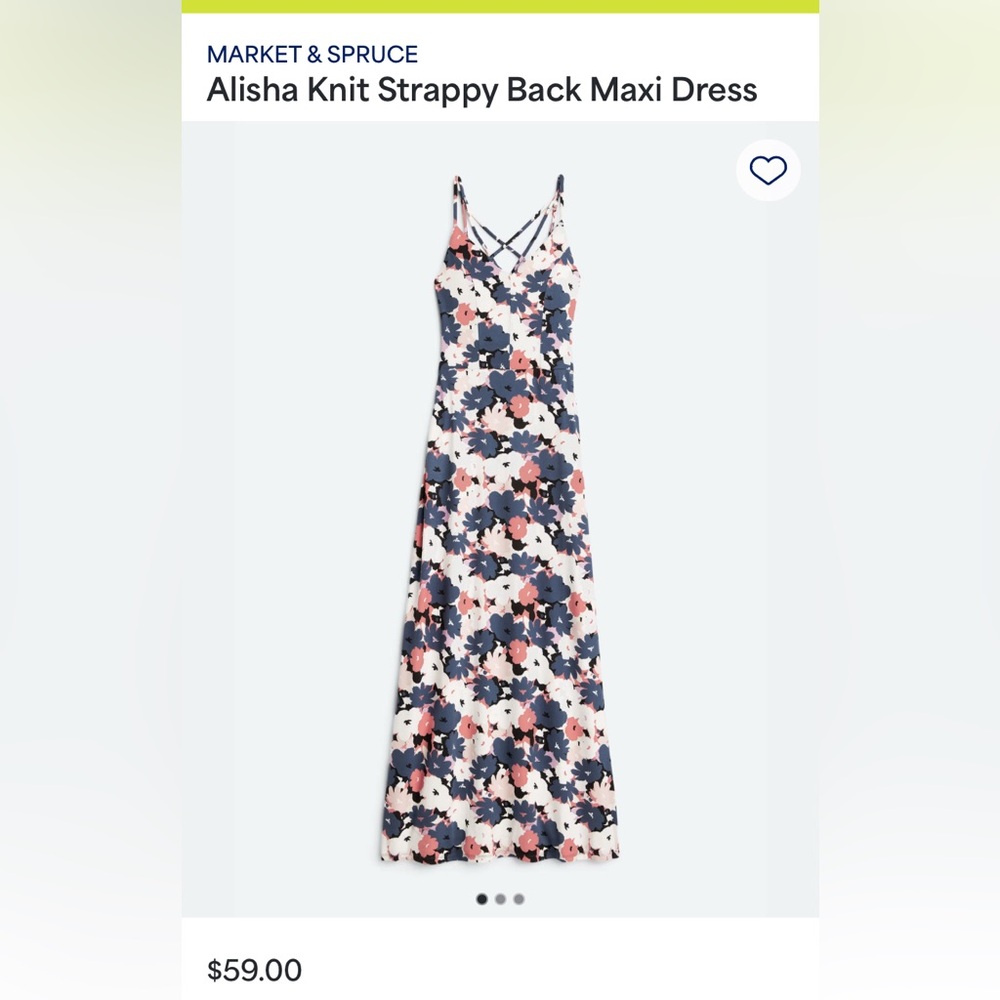 Market & Spruce Alisha Knit Floral Dress